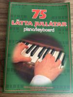 75 l&auml;tta jull&aring;tar piano/keyboard