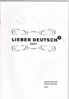 Lieber Deutsch 3 Facit