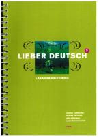 Lieber Deutsch 3 L&auml;rarhandledning