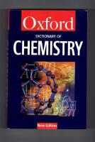 Oxford Dictionary of Chemistry