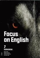 Focus on English 7 workbook