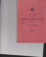 Katalog &ouml;ver Sveriges Frankotecken 1855-1903 