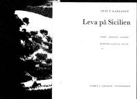 Leva på Sicilien