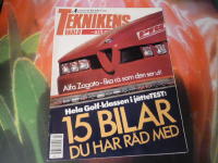 TEKNIKENS V&Auml;RLD -ALLT OM BILEN  NR 4  /  1991 / ALFA ZAGATO