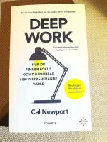 Deep Work : hur du finner fokus och djupjobbar i en distraherande v&auml;rld - strategier f&ouml;r kontroll, mindre stress och digital minimalism