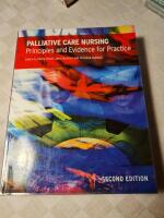 Palliative care nursing - principles and evidence for practice