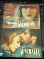 Never let me go + Australia - 2 DVD box