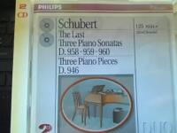 The last : Three piano sonatas D. 958, 959, 960 + Three piano pieces D. 946 - 2 cd set