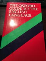 The Oxford guide to the English language