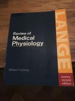 Review of medical physiology