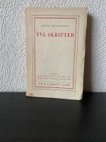 Tv&aring; skrifter av Ren&eacute; Descartes