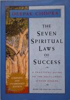 Seven Spiritual Laws Of Success - A Practical Guide To Wealth