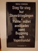 Steg f&ouml;r steg hur skenr&auml;tteg&aring;ngen i Palme-m&aring;let avsl&ouml;jades samt buggning och vapenhandel