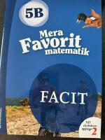 Mera Favorit matematik 5B för räknehäfte Facit till upplaga 2, 1-pack