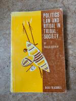 Politics law and ritual in tribal society