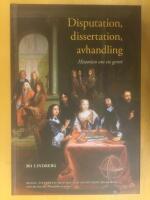 Disputation, dissertation, avhandling