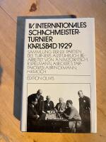 Internationales schachmeister turnier karlsbaden 1929