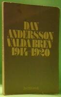 Valda brev 1914-1920