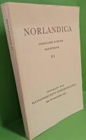 Norlandica : Norrlands Nations Skriftserie VI : Festskrift till Nationshusets &aring;terinvigning den 18 november 1972