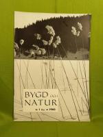 Bygd och Natur : Nr 1.  &Aring;rg 41