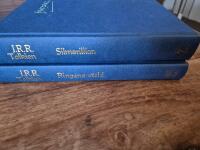 Silmarillion & Ringens v&auml;rld 2 b&ouml;cker (Norstedts 1987, bl&aring; klotband)