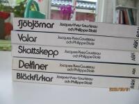 Jacques-Yves Cousteau x5: Bl&auml;ckfiskar, Delfiner, Skattskepp, Valar, Sj&ouml;bj&ouml;rnar