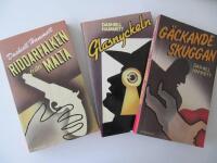 Dashiell Hammett x3: G&auml;ckande skuggan, Glasnyckeln, Riddarfalken fr&aring;n Malta
