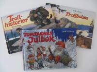 Rolf Lidberg x3: Trollboken, Trollhistorier, Tomtarnas julbok