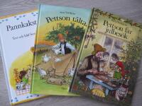 Pettson x3: Pannkakst&aring;rtan, Pettson t&auml;ltar, Pettson f&aring;r julbes&ouml;k