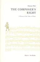 The composer's right: A history of the value of music