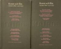 Konst och film. D. 1, Texter f&ouml;re 1970 och Konst och film. Del 2 (Texter efter 1970)