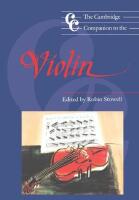 The Cambridge companion to the violin