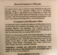 A Companion to the Philosophy of Mind