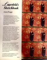 Lagerfeld's sketchbook - Karl Lagerfeld's fashion journal of Anna Piaggi