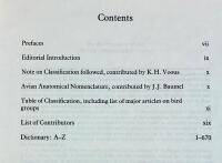 A dictionary of birds