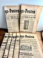 S&ouml;derk&ouml;pings - posten / Valdemarsviks -Posten  Sju nummer fr&aring;n Andra v&auml;rldskriget