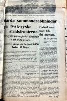 S&ouml;derk&ouml;pings - posten / Valdemarsviks -Posten  Sju nummer fr&aring;n Andra v&auml;rldskriget