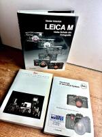 Tre Leica handb&ouml;cker