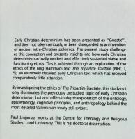 Early Christian determinism - a study of the ethics of The Tripartite Tractate