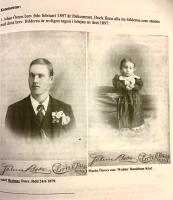 Johan Emanuel &Ouml;ster och Mathilda Olausdotter  Deras anor, familj, &auml;ttlingar och sl&auml;kt i Gamla och Nya V&auml;rlden  En emigrant- och sl&auml;ktkr&ouml;nika fr&aring;n Skee socken i  norra Bohusl&auml;n