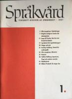 Spr&aring;kv&aring;rd 1 2007