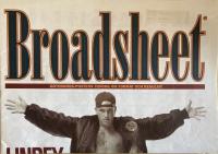 Broadsheet G&ouml;tebrogs-Posytens tidning om format och resultat