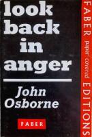 Look back in Anger A play in three acts
