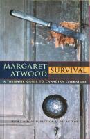 Survival  A thematic guide to Canadian Literature
