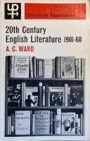 20th century English Literature 1901-60