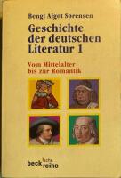Geschichte der deutschen Literatur 1 Vom Mittelalter bis zur Romantik