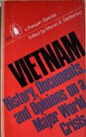 Vietnam History Documents and Opinions on a Major World Crisis