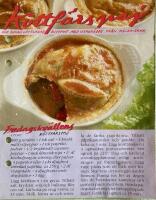 K&ouml;ttf&auml;rspaj och annan l&auml;ttlagad bjudmat med gr&auml;dde