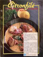 Citronfil&eacute; och annan l&auml;ttlagad bjudmat med gr&auml;dde