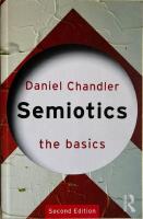Semiotics : the basics